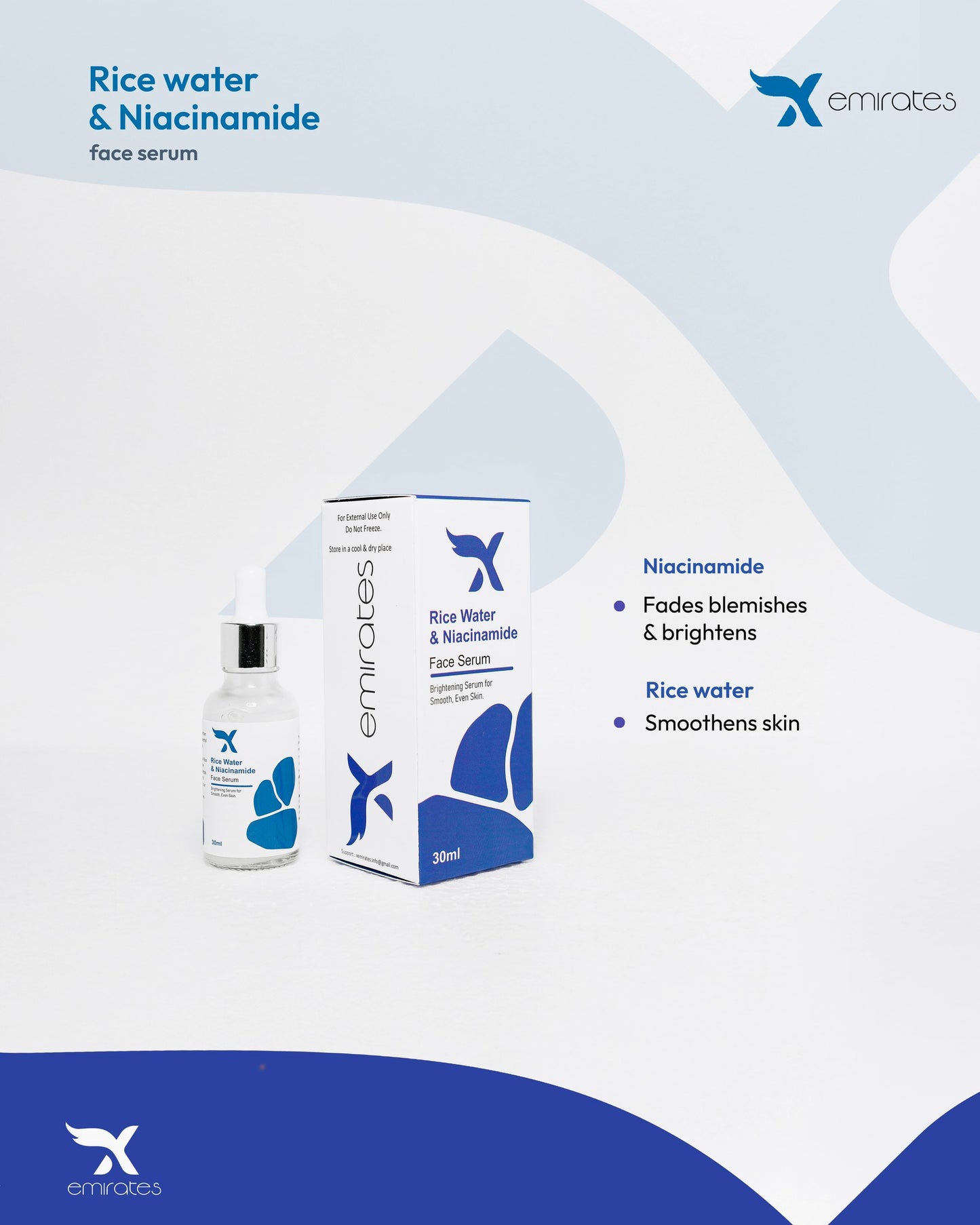 RICE WATER & NIACINAMIDE FACE SERUM