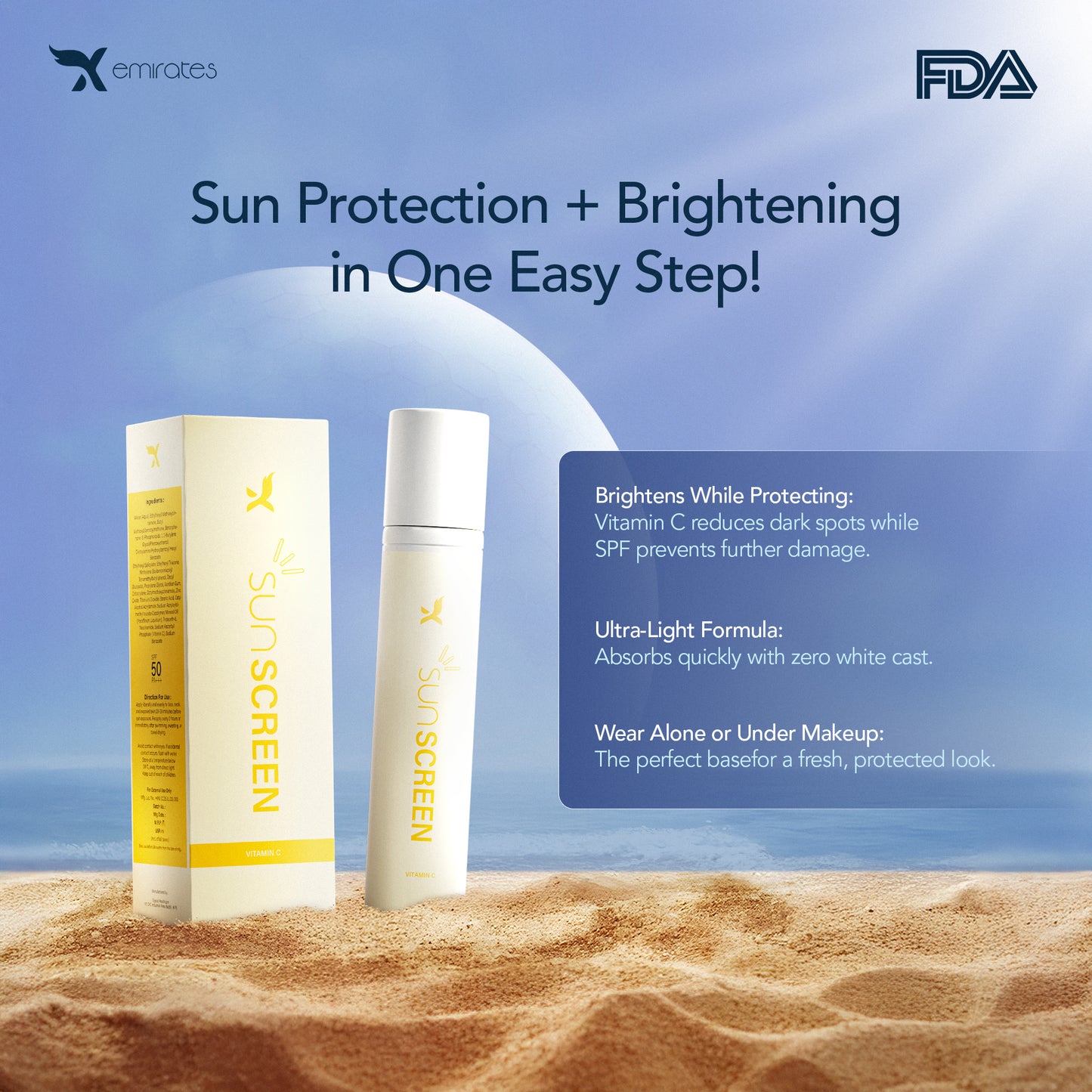 SUNSCREEN 50SPF PA++++