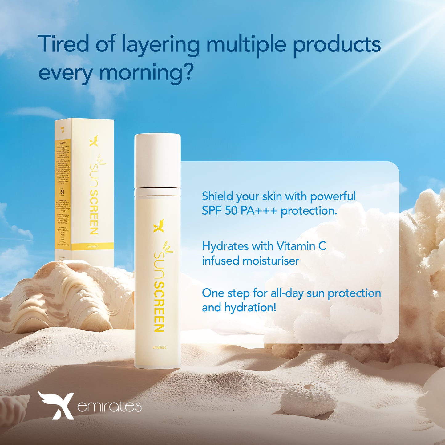 SUNSCREEN 50SPF PA++++