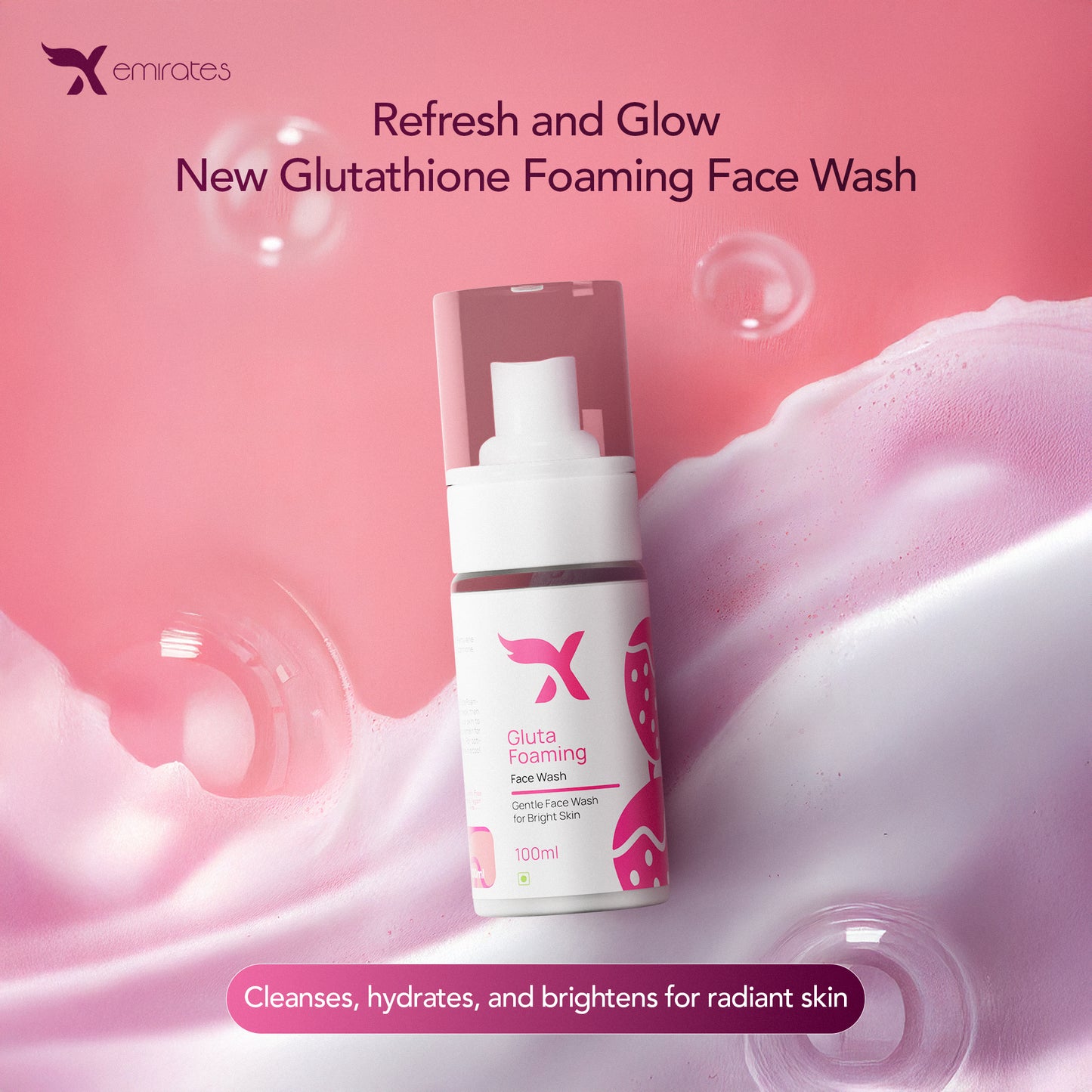 GLUTATHIONE FOAMING FACEWASH